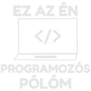 Ez az én programozós pólóm